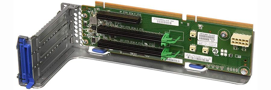 HPE DL380 Gen9 Secondary 3 Slot GPU Ready Riser